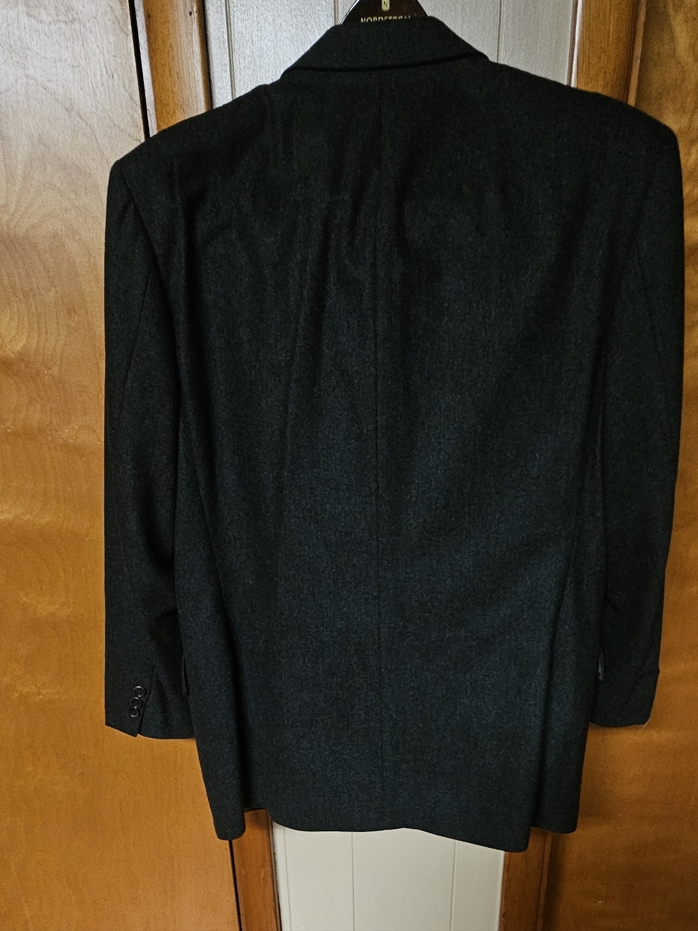 Hugo Boss Al Capone/Cantania Men's Double-Breasted Blazer Dark Gray - Picture 3 of 10
